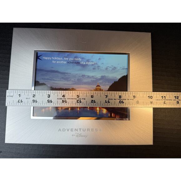 Adventures by Disney Insiders Silvertone Picture 5x7 Frame - Picture 8 of 9